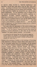 Objectivity and Subjectivism in the Philosophy of Science with Special Reference to India (An Old and Rare Book)