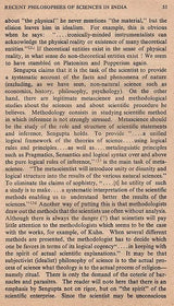 Objectivity and Subjectivism in the Philosophy of Science with Special Reference to India (An Old and Rare Book)