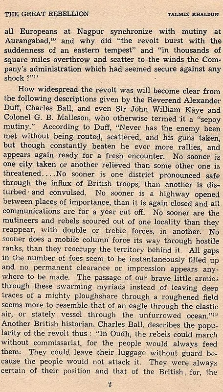 Rebellion 1857- A Symposium (An Old and Rare Book) - Retail Maharaj
