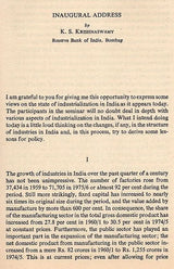 Change and Choice in Indian Industry (An Old and Rare Book)