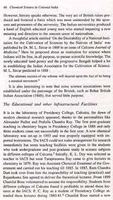 Chemical Science in Colonial India- The Science in Social History
