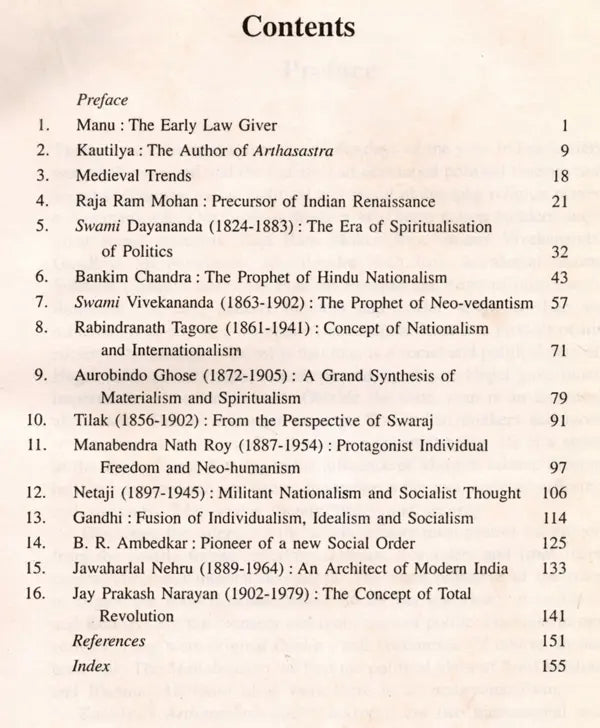 Main Currents of Social and Political Thought in India