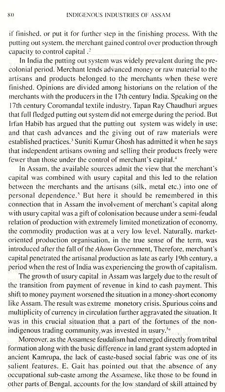 Indigenous Industries of Assam (1870-1925)