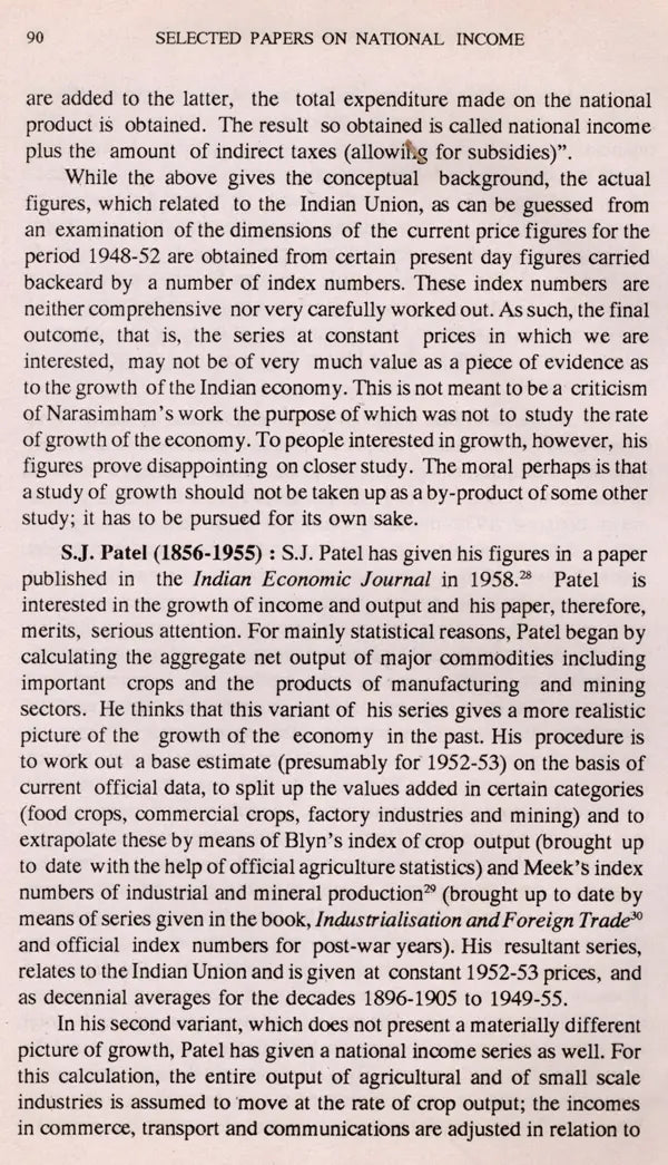 Selected Papers on National Income (An Old and Rare Book)