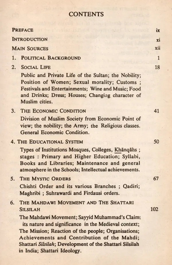 Muslim Society in Northern India During the 15th and First Half of the 16th Century (An Old and Rare Book) - Retail Maharaj