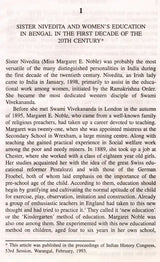 Glimpses of the Past- Essays on Sister Nivedita and Her Contemporaries