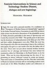 Writing Women in History: Glimpses from India's Colonial Past