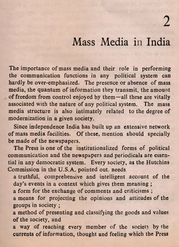 Dimensions of Political Communication West Bengal: 1970s