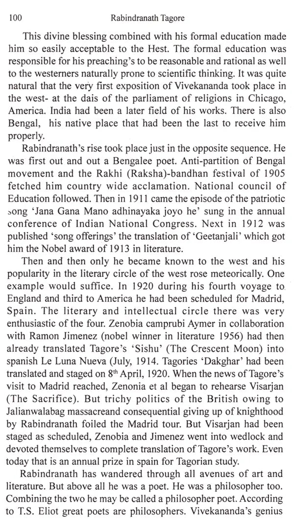Rabindranath Tagore- A Many Splendoured Personality