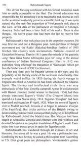 Rabindranath Tagore- A Many Splendoured Personality
