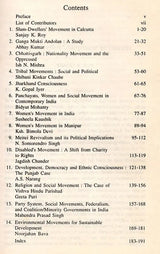 Social Movements in Contemporary India (An Old and Rare Book)