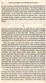 Social Movements in Contemporary India (An Old and Rare Book)