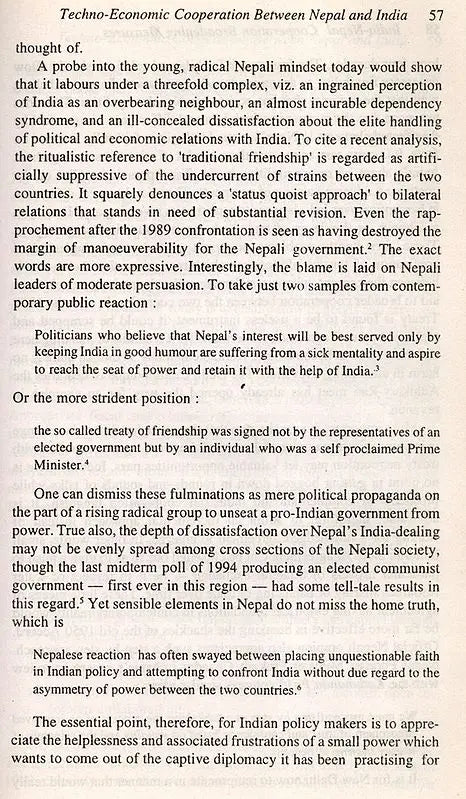 India-Nepal Cooperation Broadening Measures (An Old Rare Book)