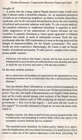 India-Nepal Cooperation Broadening Measures (An Old Rare Book)