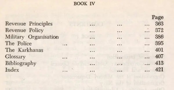 Administrative System of the Marathas (An Old Rare Book)