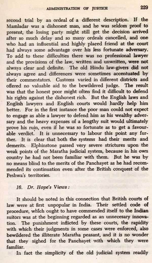 Administrative System of the Marathas (An Old Rare Book)
