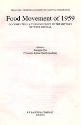 Food Movement of 1959- Documenting a Turning Point in the History of West Bengal (An Old and Rare Book) - Retail Maharaj