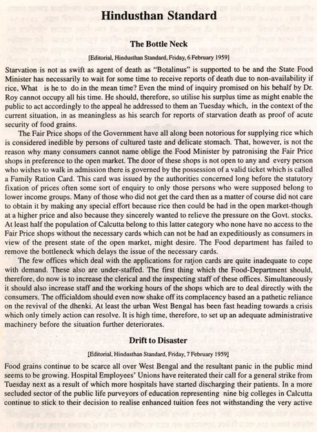 Food Movement of 1959- Documenting a Turning Point in the History of West Bengal (An Old and Rare Book) - Retail Maharaj