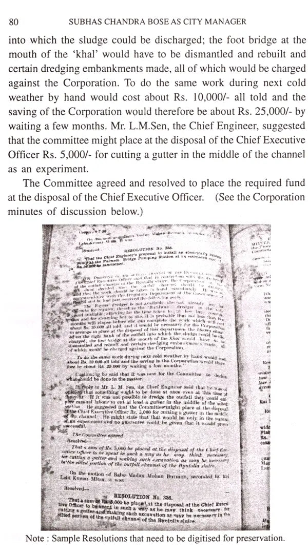 Subhas Chandra Bose as City Manager - Retail Maharaj