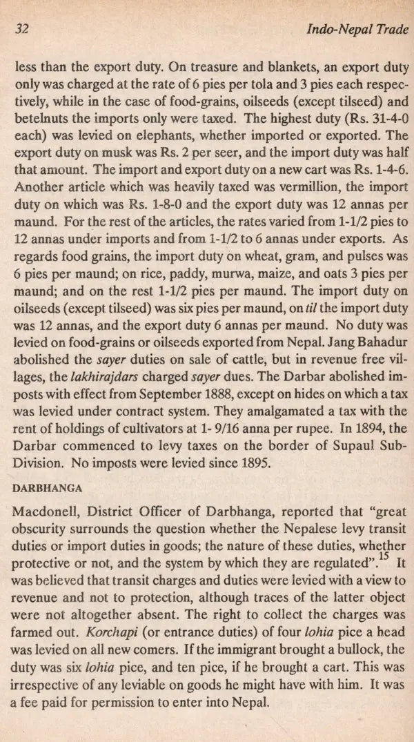 Essays in Indo-Nepal Trade- A Nineteenth Century Study - Retail Maharaj