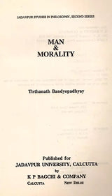 Man and Morality (An Old and Rare Book) - Retail Maharaj