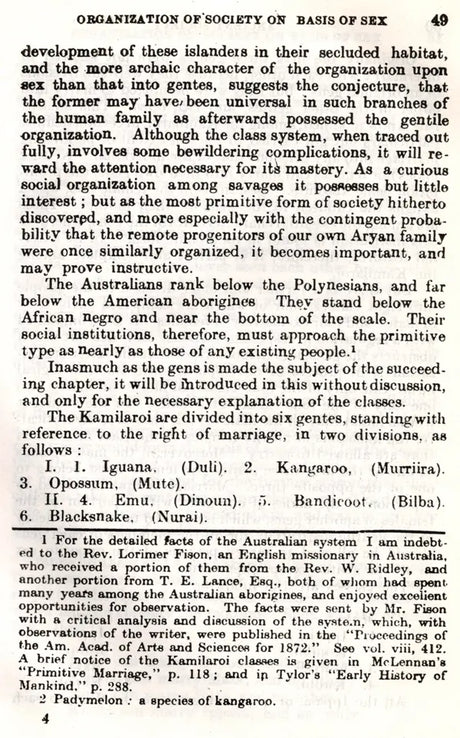 Ancient Society or Researches in the Lines of Human Progress from Savagery through Barbarism to Civilization (An Old and Rare Book) - Retail Maharaj
