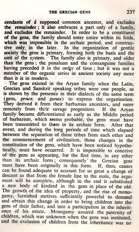 Ancient Society or Researches in the Lines of Human Progress from Savagery through Barbarism to Civilization (An Old and Rare Book) - Retail Maharaj