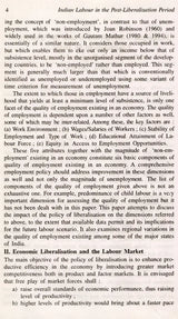 Indian Labour in the Post-Liberalisation Period