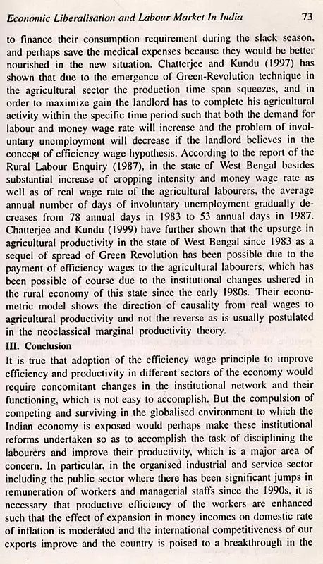 Indian Labour in the Post-Liberalisation Period