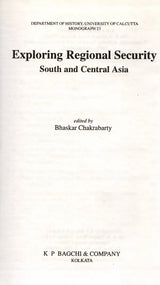 Exploring Regional Security South and Central Asia - Retail Maharaj