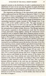 Rural Credit and Class-Differentiation- West Bengal Under Left Interventionist Regime - Retail Maharaj