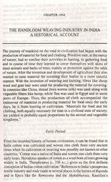 The Warp and Woof- An Enquiry into the Handloom Industry in West Bengal