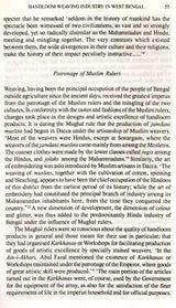 The Warp and Woof- An Enquiry into the Handloom Industry in West Bengal