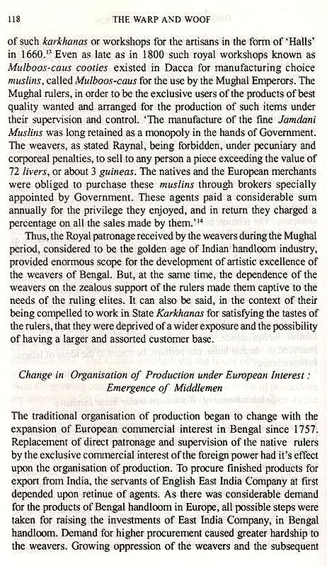 The Warp and Woof- An Enquiry into the Handloom Industry in West Bengal