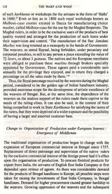 The Warp and Woof- An Enquiry into the Handloom Industry in West Bengal