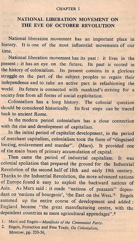 October Revolution and National Liberation Movement of a New Type (An Old and Rare Book) - Retail Maharaj