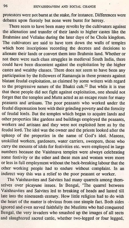 Srivaishnavism and Social Change - Retail Maharaj