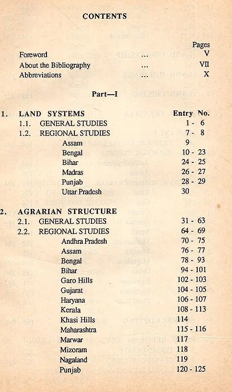 Agrarian Structure and Peasant Movements in Colonial and Post-Independence India (An Annotated Bibliography) An Old and Rare Book - Retail Maharaj