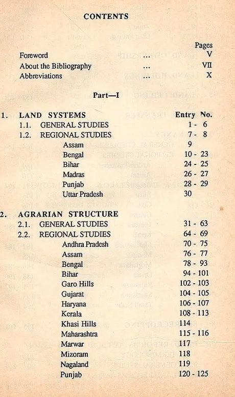 Agrarian Structure and Peasant Movements in Colonial and Post-Independence India (An Annotated Bibliography) An Old and Rare Book - Retail Maharaj