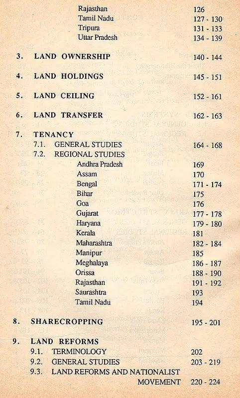 Agrarian Structure and Peasant Movements in Colonial and Post-Independence India (An Annotated Bibliography) An Old and Rare Book - Retail Maharaj