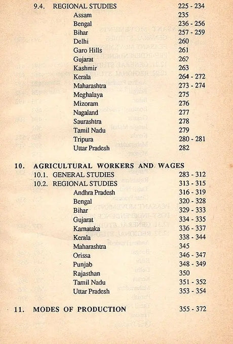 Agrarian Structure and Peasant Movements in Colonial and Post-Independence India (An Annotated Bibliography) An Old and Rare Book - Retail Maharaj