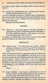 Agrarian Structure and Peasant Movements in Colonial and Post-Independence India (An Annotated Bibliography) An Old and Rare Book - Retail Maharaj