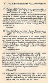 Agrarian Structure and Peasant Movements in Colonial and Post-Independence India (An Annotated Bibliography) An Old and Rare Book - Retail Maharaj