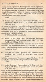 Agrarian Structure and Peasant Movements in Colonial and Post-Independence India (An Annotated Bibliography) An Old and Rare Book - Retail Maharaj