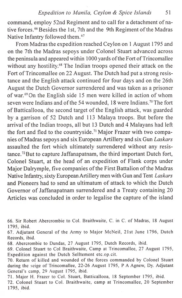 Sepoys in the British Overseas Expeditions (Vol-1, 1762-1826) - Retail Maharaj