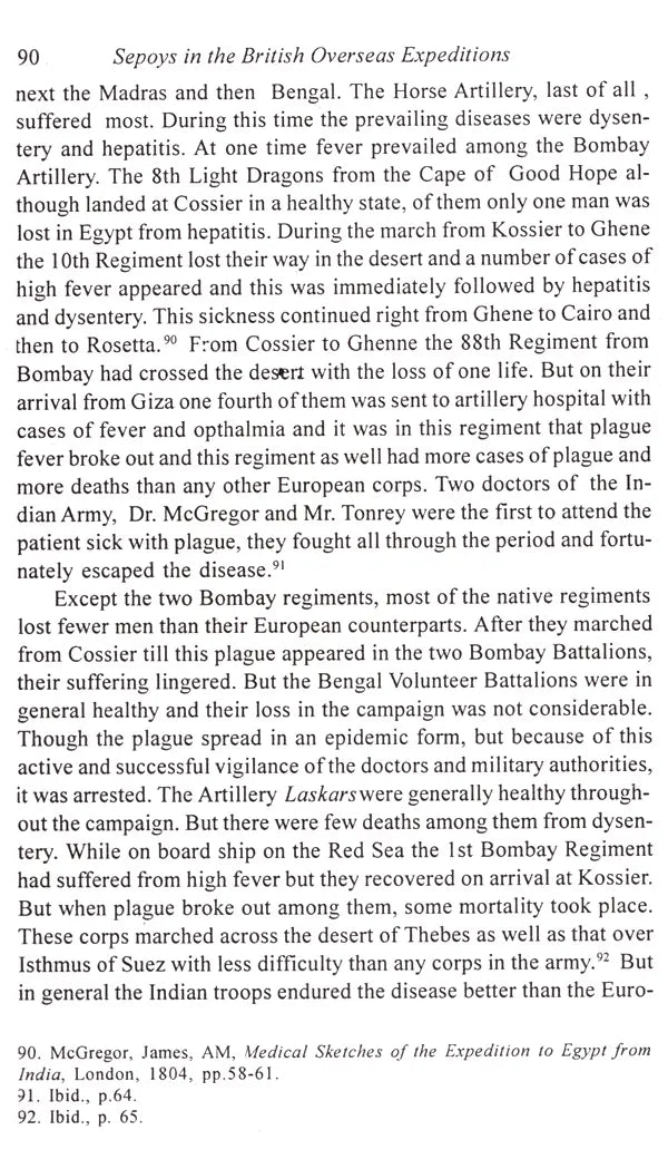 Sepoys in the British Overseas Expeditions (Vol-1, 1762-1826) - Retail Maharaj