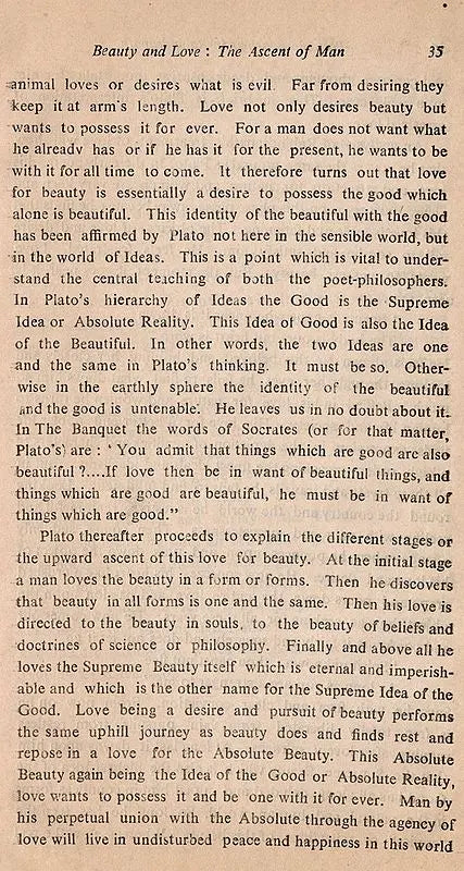 Platonic Bearings in Rabindranath (An Old and Rare Book) - Retail Maharaj