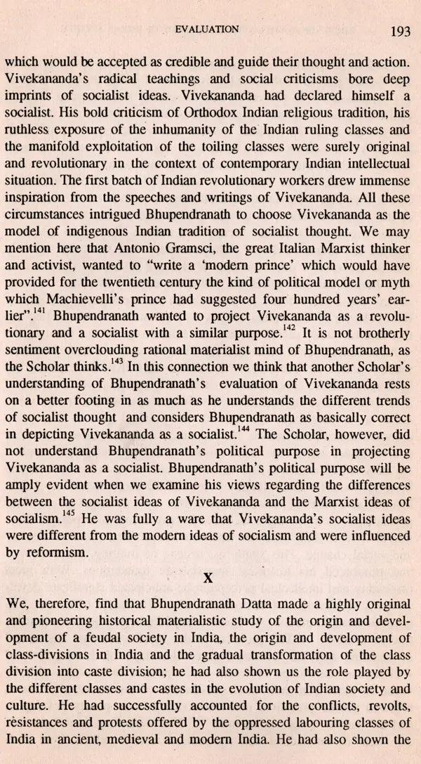 Bhupendranath Datta and His Study of Indian Society (An Old and Rare Book) - Retail Maharaj