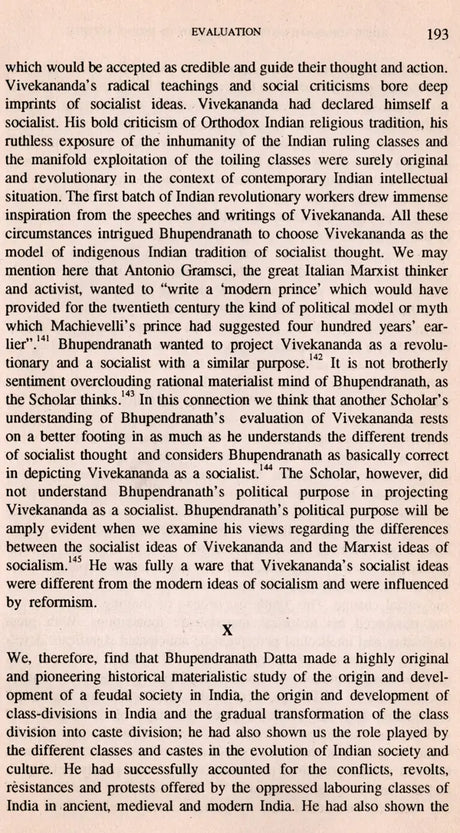 Bhupendranath Datta and His Study of Indian Society (An Old and Rare Book) - Retail Maharaj
