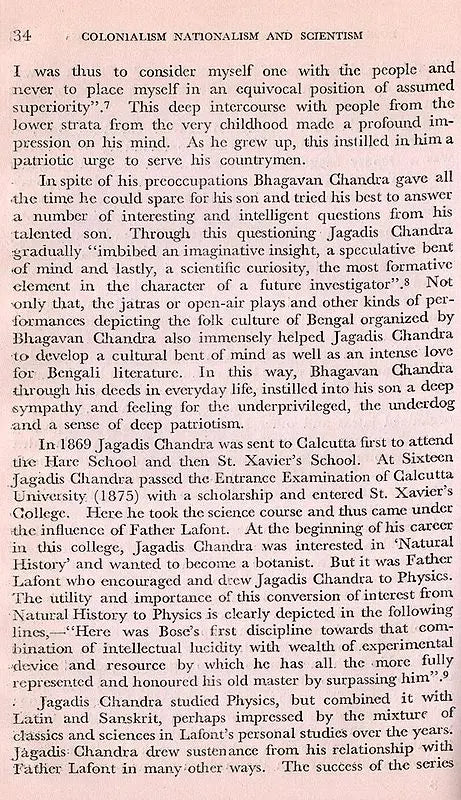 Colonialism Nationalism & Scientism- A Study of Acharya Jagadis Chandra Bose (An Old and Rare Book) - Retail Maharaj